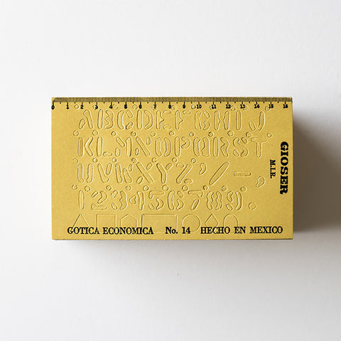 Vintage Gotica Econmica Paper Stencil Pack / RAD AND HUNGRY