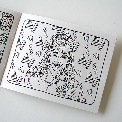Hey Girl 90s Coloring Book