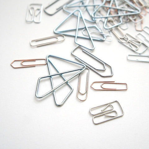 Exclusive RAD AND HUNGRY Metal Paper Clips Collection featuring paperclips locally sourced from around the world