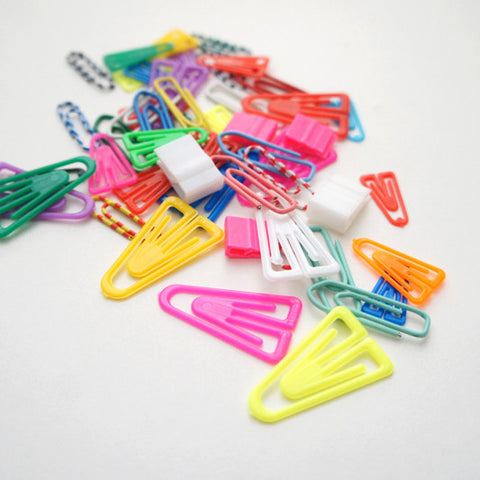 Plastic Paper Clip Mix