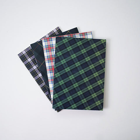 Scottish Tartan Sketchbook with Blank Paper | RAD AND HUNGRY