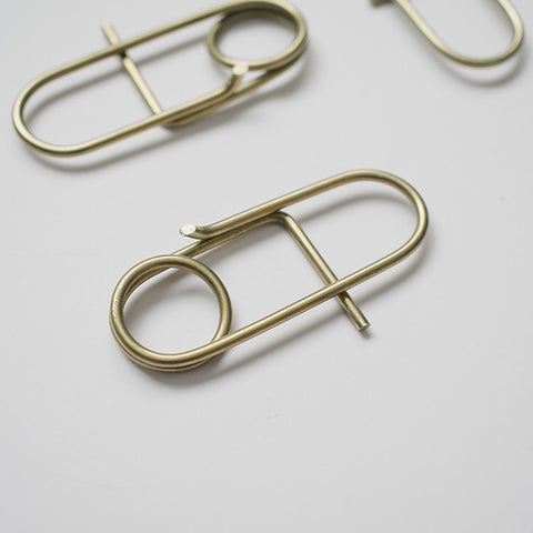 The Jorge Brass Utility Clip: Handmade Brazilian Art & Picture Hook | RAD AND HUNGRY