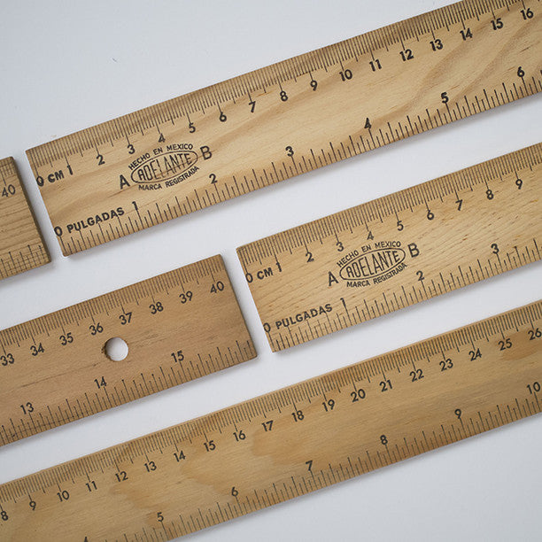 Mexican Ruler Vintage Mexican Roelante Wood Rulers / RAD AND HUNGRY