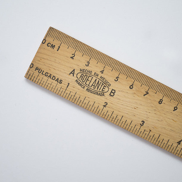 Mexican Ruler Vintage Mexican Roelante Wood Rulers / RAD AND HUNGRY